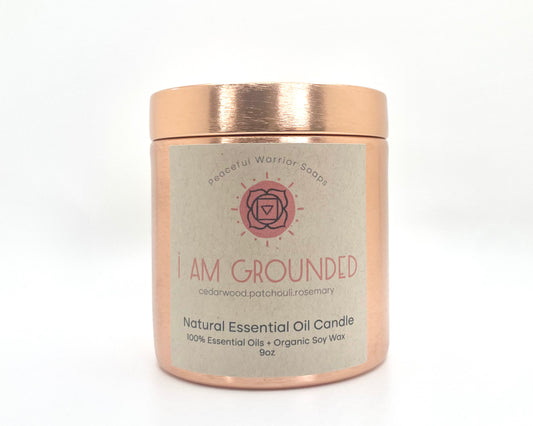 I Am Grounded Essential Oil Candle
